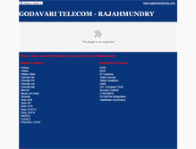 Tablet Screenshot of godavaritelecom.rajahmundrycity.com