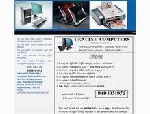 Tablet Screenshot of genuinecomputers.rajahmundrycity.com